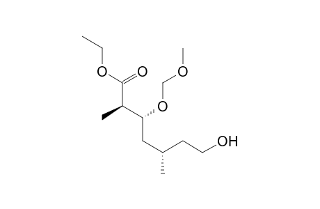 Ethyl (2R,3R,5S)-7-hydroxy-3-(methoxymethoxy)-2,5-dimethylheptanoate
