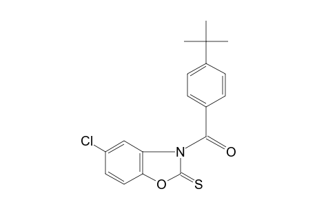 3-(p-tert-butylbenzoyl)-5-chloro-2-benzoxazolinethione