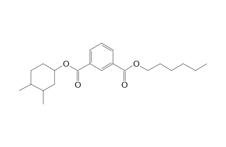 Isophthalic acid, 3,4-dimethylcyclohexyl hexyl ester