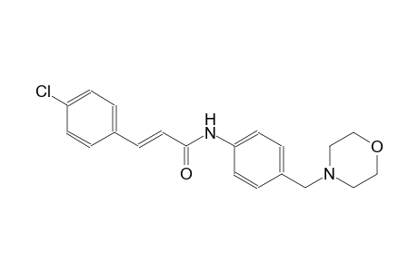 (2E)-3-(4-chlorophenyl)-N-[4-(4-morpholinylmethyl)phenyl]-2-propenamide