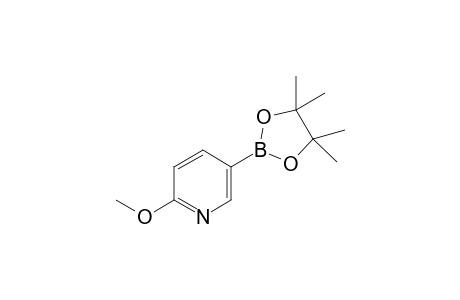 2-Methoxy-5-(4,4,5,5-tetramethyl-1,3,2-dioxaborolan-2-yl)-pyridine