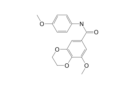 8-Methoxy-N-(4-methoxyphenyl)-2,3-dihydro-1,4-benzodioxine-6-carboxamide