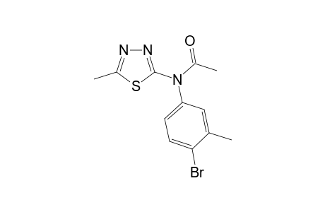 N-(4-Bromo-3-methylphenyl)-N-(5-methyl-1,3,4-thiadiazol-2-yl)acetamide
