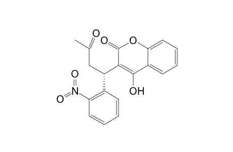 (S)-4-Hydroxy-3-[1-(2-nitrophenyl)-3-oxobutyl]-chromen-2-one