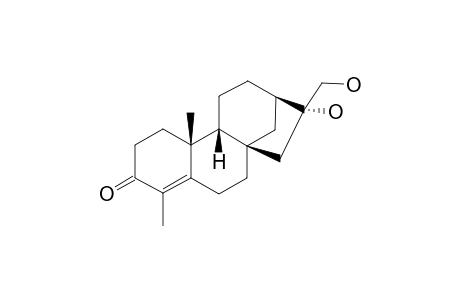 (16R)-ent-16,17-Dihydroxy-19-nor-kaur-4-en-3-one