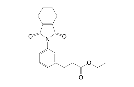 Benzenepropanoic acid, 3-(1,3,4,5,6,7-hexahydro-1,3-dioxo-2H-isoindol-2-yl)-, ethyl ester