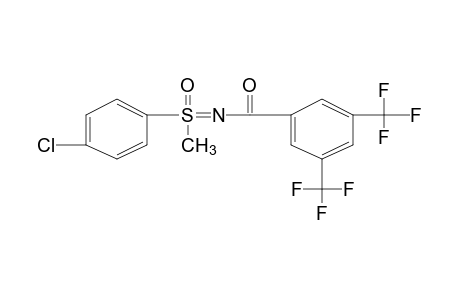 N-[3,5-bis(trifluoromethyl)benzoyl]-S-(p-chlorophenyl)-S-methylsulfoximine