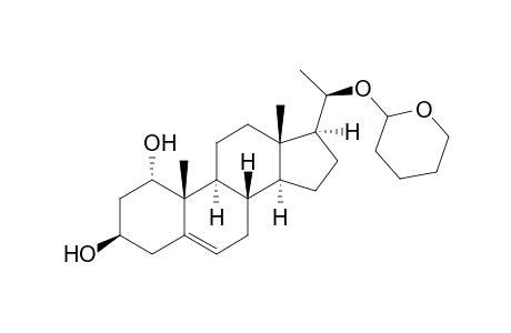 (20R)-20-(Tetrahydro-2H-pyran-2-yl)oxy-5-pregnen-1-alpha,3-beta-diol