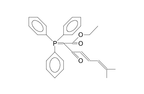Ethyl-7-methyl-3-oxo-2-(triphenylphosphoranylidin)-(E)-4,6-octadienoate