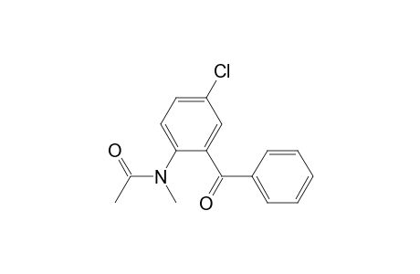 Benzophenone, 2-[N-acetyl-N-methylamino]-5-chloro-