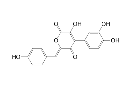 2H-Pyran-2,5(6H)-dione, 4-(3,4-dihydroxyphenyl)-3-hydroxy-6-[(4-hydroxyphenyl)methylene]-