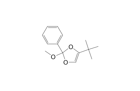 1,3-Dioxole, 4-(1,1-dimethylethyl)-2-methoxy-2-phenyl-