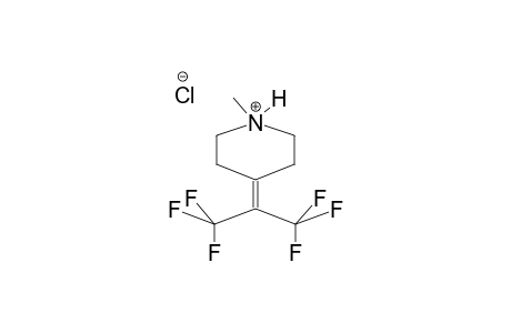 1-METHYL-4-HEXAFLUOROISOPROPYLIDENEPIPERIDINE HYDROCHLORIDE