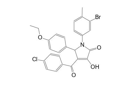 1-(3-Bromo-4-methyl-phenyl)-4-(4-chloro-benzoyl)-5-(4-ethoxy-phenyl)-3-hydroxy-1,5-dihydro-pyrrol-2-one