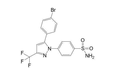 4-(5-(4-bromophenyl)-3-(trifluoromethyl)-1H-pyrazol-1-yl)benzenesulfonamide