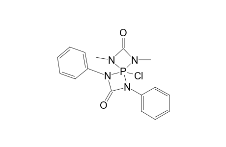 4-Chloro-1,3-dimethyl-5,7-diphenyl-1,3,5,7-tetraaza-4.lambda.5-phosphaspiro[3.3]heptan-2,6-dione