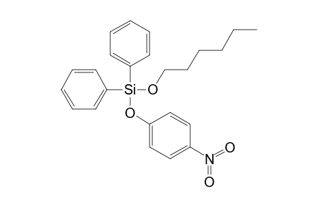 Silane, diphenylhexyloxy(4-nitrophenoxy)-