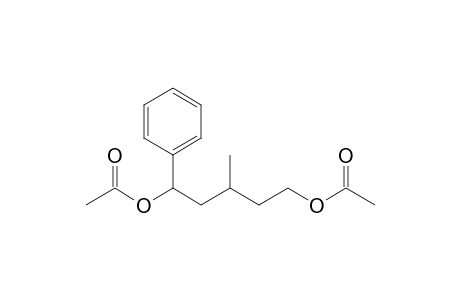 (anti)-3-Methyl-5-acetoxy-1-phenylpentyl acetate