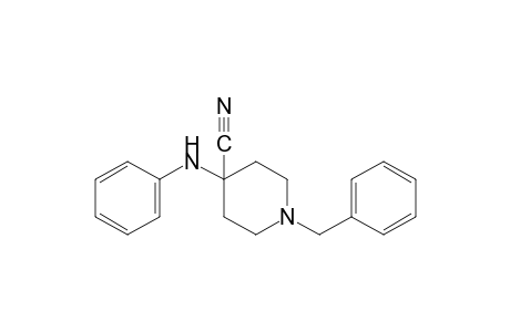 4-anilino-1-benzylisonipecotonitrile