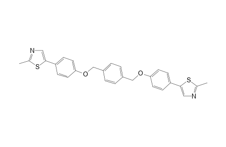 5-(4-(4-((4-(2-Methylthiazol-5-yl)phenoxy)methyl)benzyloxy)phenyl)-2-methylthiazole