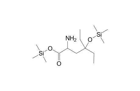 trimethylsilyl 2-amino-4-ethyl 4-trimethylsilyloxyhexanoate