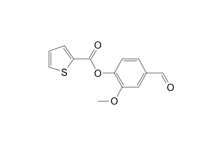 2-Thiophenecarboxylic acid, 4-formyl-2-methoxyphenyl ester