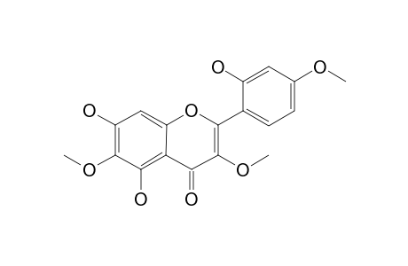 2',5-Dihydroxy-3,4'.6-trimethoyflavone-7-o-.beta.-D-glucopyranoside