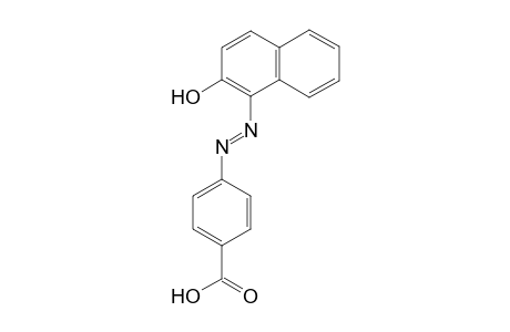 Benzoic acid, 4-[2-(2-hydroxy-1-naphthyl)-1-diazenyl]