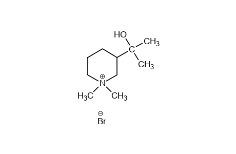 1,1-DIMETHYL-3-(1-HYDROXY-1-METHYLETHYL)PIPERIDINIUM BROMIDE