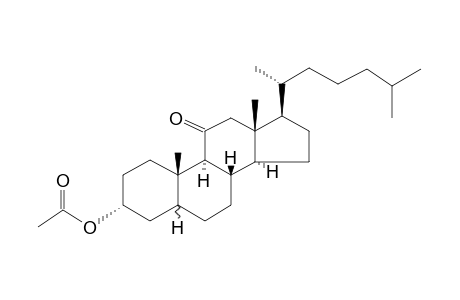 Cholestan-11-one,3-(acetyloxy)-,(3.alpha.)-