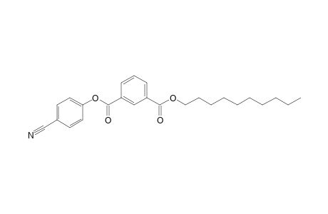 Isophthalic acid, 4-cyanophenyl decyl ester