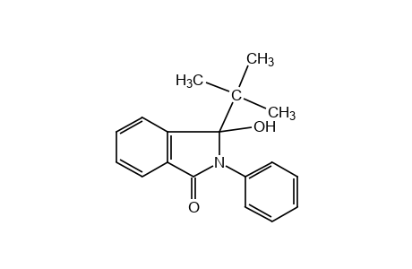 3-tert-butyl-3-hydroxy-2-phenylphthalimidine