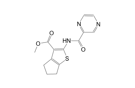 methyl 2-[(2-pyrazinylcarbonyl)amino]-5,6-dihydro-4H-cyclopenta[b]thiophene-3-carboxylate