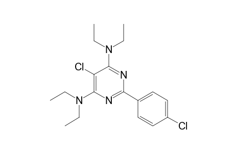 4,6-bis(diethylamino)-5-chloro-2-(p-chlorophenyl)pyrimidine