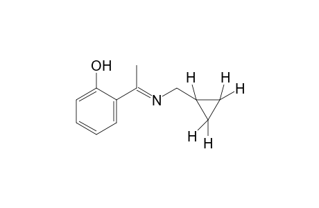 o-[N-(cyclopropylmethyl)acetimidoyl]phenol