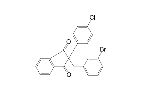 2-(3-Bromobenzyl)-2-(4-chlorophenyl)-1H-indene-1,3(2H)-dione