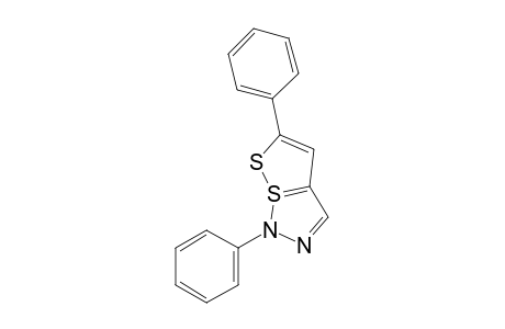 1,5-diphenyl-[1,2]dithiolo[5,1-e][1,2,3]thiadiazole-7-S IV