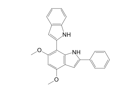 4,6-Dimethoxy-7-(indol-2'-yl)-2-phenylindole