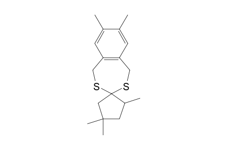 1,5-dihydro-2',4',4',7,8-pentamethylspiro[2,4-benzodithiepin-3,1'-cyclopentane