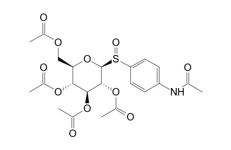 4'-[(beta-D-glucopyranosyl)sulfinyl]acetanilide, tetraacetate