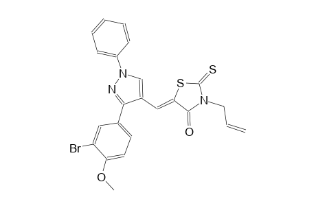 4-thiazolidinone, 5-[[3-(3-bromo-4-methoxyphenyl)-1-phenyl-1H-pyrazol-4-yl]methylene]-3-(2-propenyl)-2-thioxo-, (5Z)-