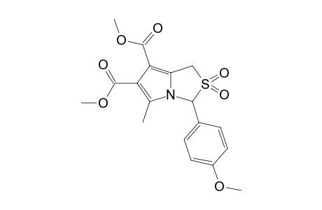 2,2-Diketo-3-(4-methoxyphenyl)-5-methyl-1,3-dihydropyrrolo[1,2-c]thiazole-6,7-dicarboxylic acid dimethyl ester