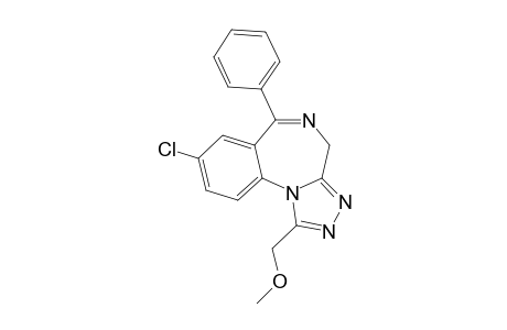 8-Chloro-1-methoxy-methyl-6-phenyl-4H-S-triazolo(4,3-A)(1,4)benzodiazepine
