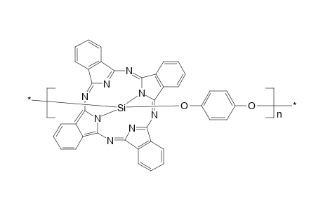POLY[OXY-1,4-PHENYLENEOXY(PHTHALOCYANINO)SILANEDIYL]