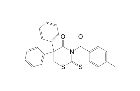 dihydro-5,5-diphenyl-2-thio-3-(p-toluoyl)-2H-1,3-thiazine-2,4(3H)-dione