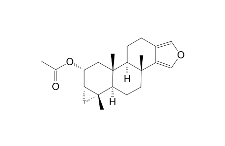 3,18-Methylene-2.alpha.-acetoxy-Spongia-13(16),14-diene