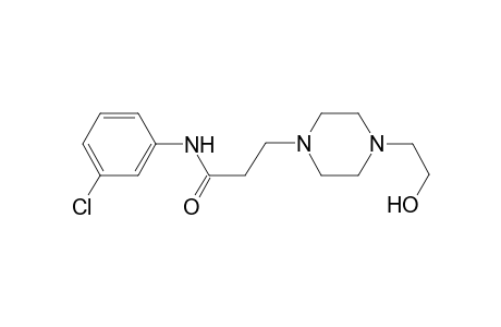 N-(3-Chlorophenyl)-3-[4-(2-hydroxyethyl)-1-piperazinyl]propanamide