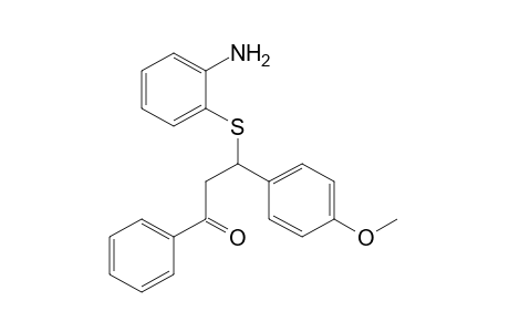 3-[(o-AMINOPHENYL)THIO]-3-(p-METHOXYPHENYL)PROPIOPHENONE
