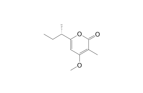 (S)-6-(sec-Butyl)-4-methoxy-3-methyl-2H-pyran-2-one