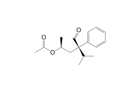 (1S,3R)-Acetic acid 3-formyl-1,4-dimethyl-3-phenylpentyl ester